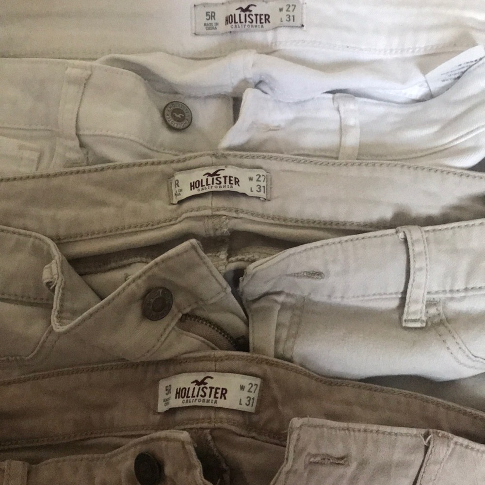 Three size 5 Hollister jeans